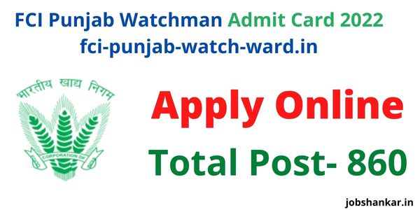 FCI Punjab Watchman
