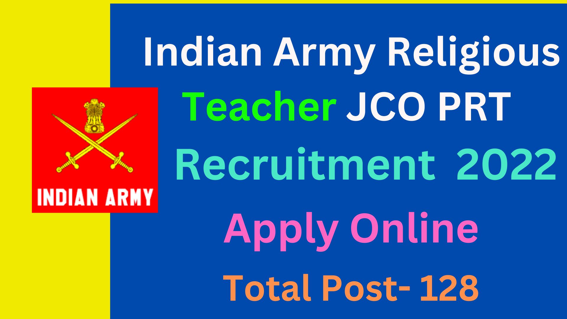 Indian Army Religious Teacher Jco Prt Recruitment 2288