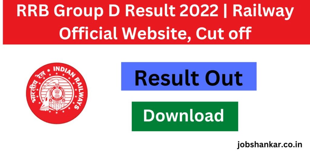 RRB Group D Result 2022 Railway Official Website, Cut off