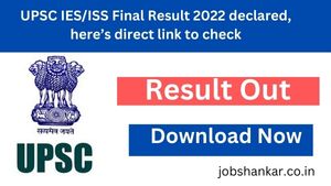 UPSC IESISS Final Result 2022 declared, here’s direct link to check